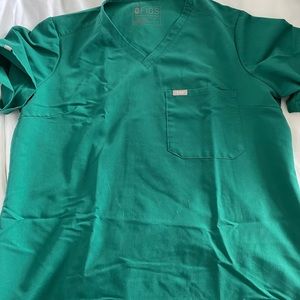 FIGS Hunter Green Scrub top size L